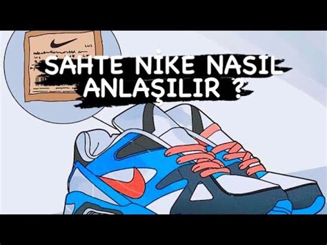 Nike ayakkabı orjinal olduğu nasıl anlaşılır